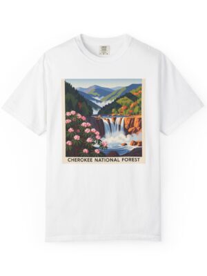 Cherokee National Forest WPA Style Unisex T-shirt