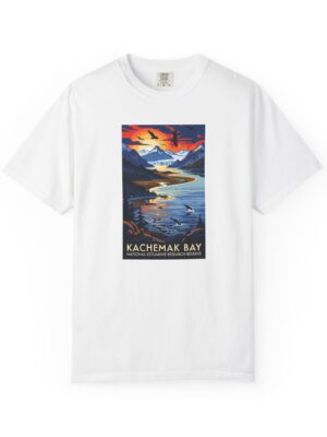 Kachemak Bay National Estuarine Research Reserve WPA Style Unisex T-shirt
