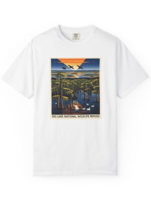 Big Lake National Wildlife Refuge WPA Style Unisex T-shirt