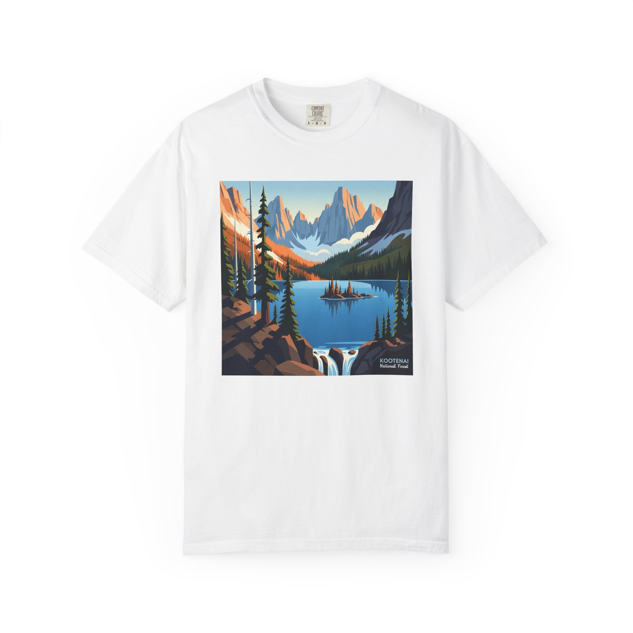 Kootenai National Forest WPA Style Unisex T-shirt