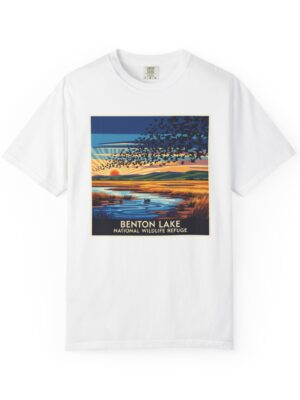 Benton Lake National Wildlife Refuge WPA Style Unisex T-shirt