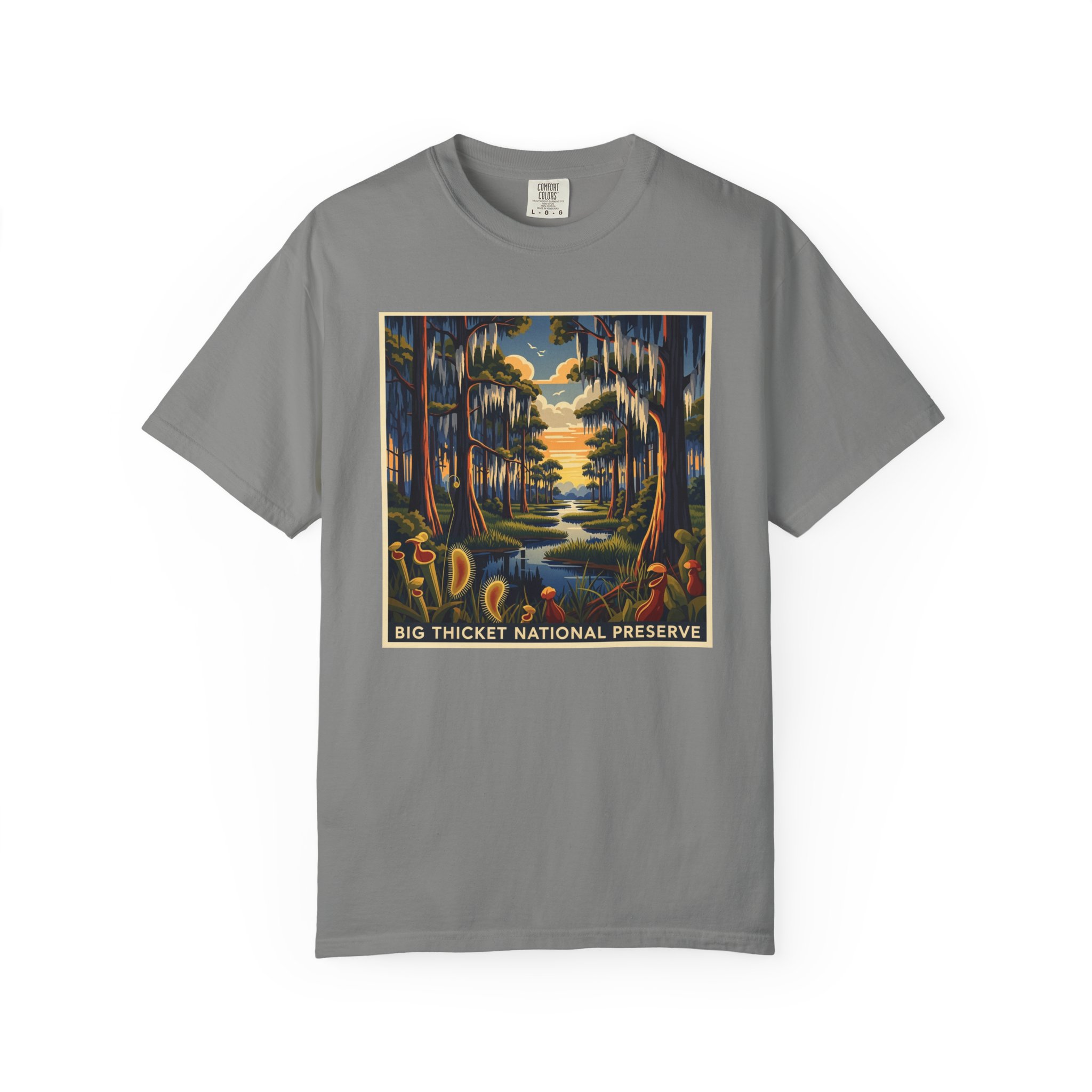 Big Thicket National Preserve WPA Style Unisex T-shirt - Image 7