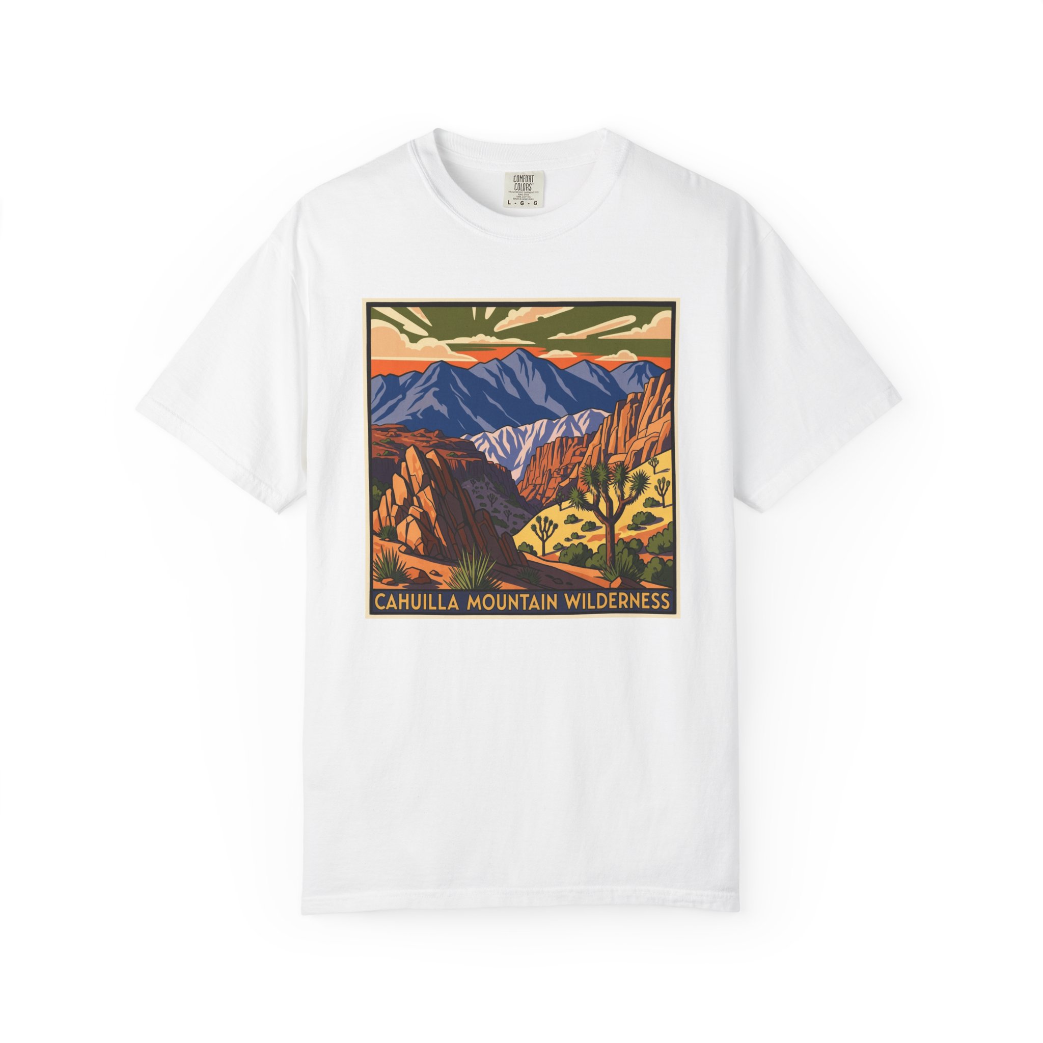 Cahuilla Mountain Wilderness WPA Style Unisex T-shirt