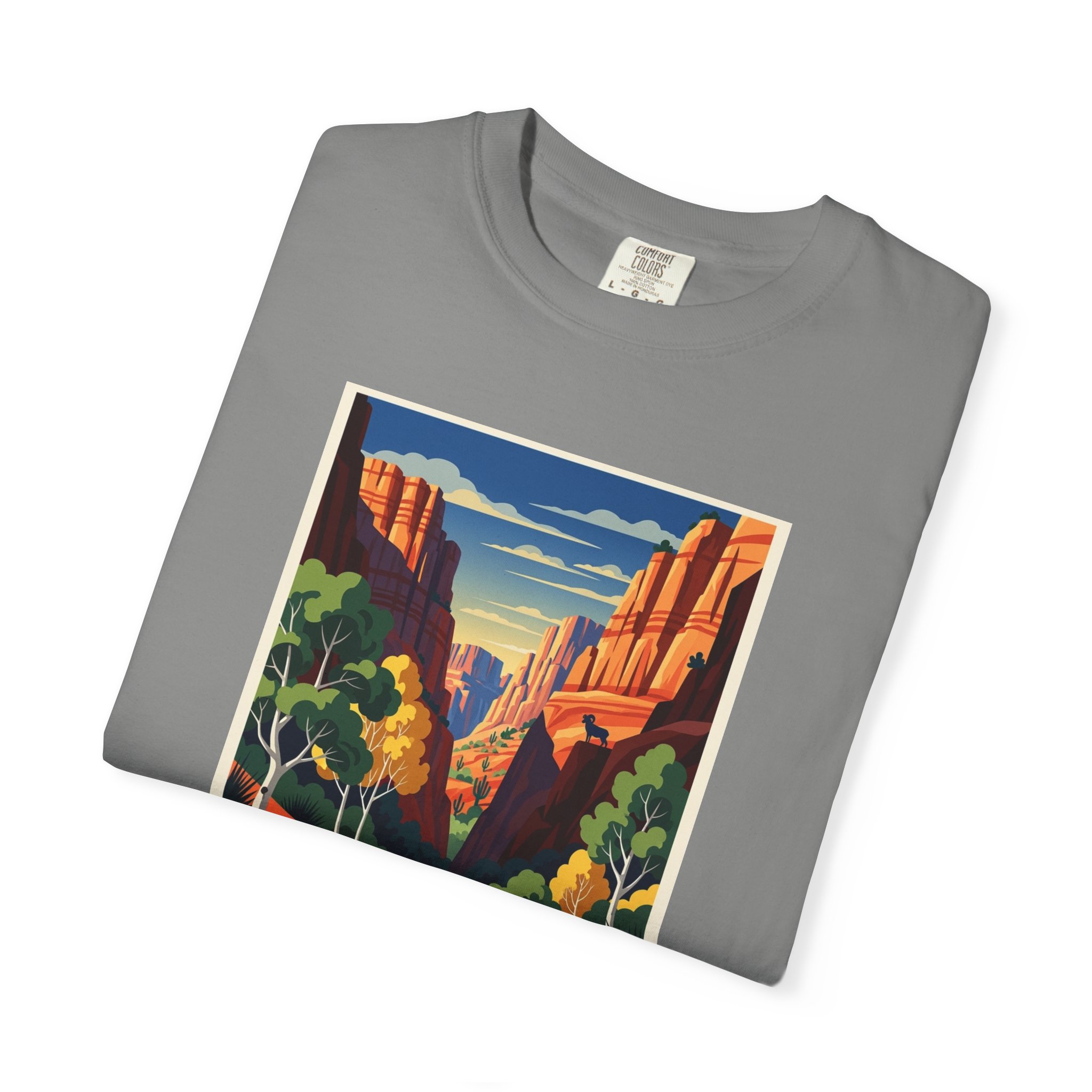 Aravaipa Canyon Wilderness WPA Style Unisex T-shirt - Image 9