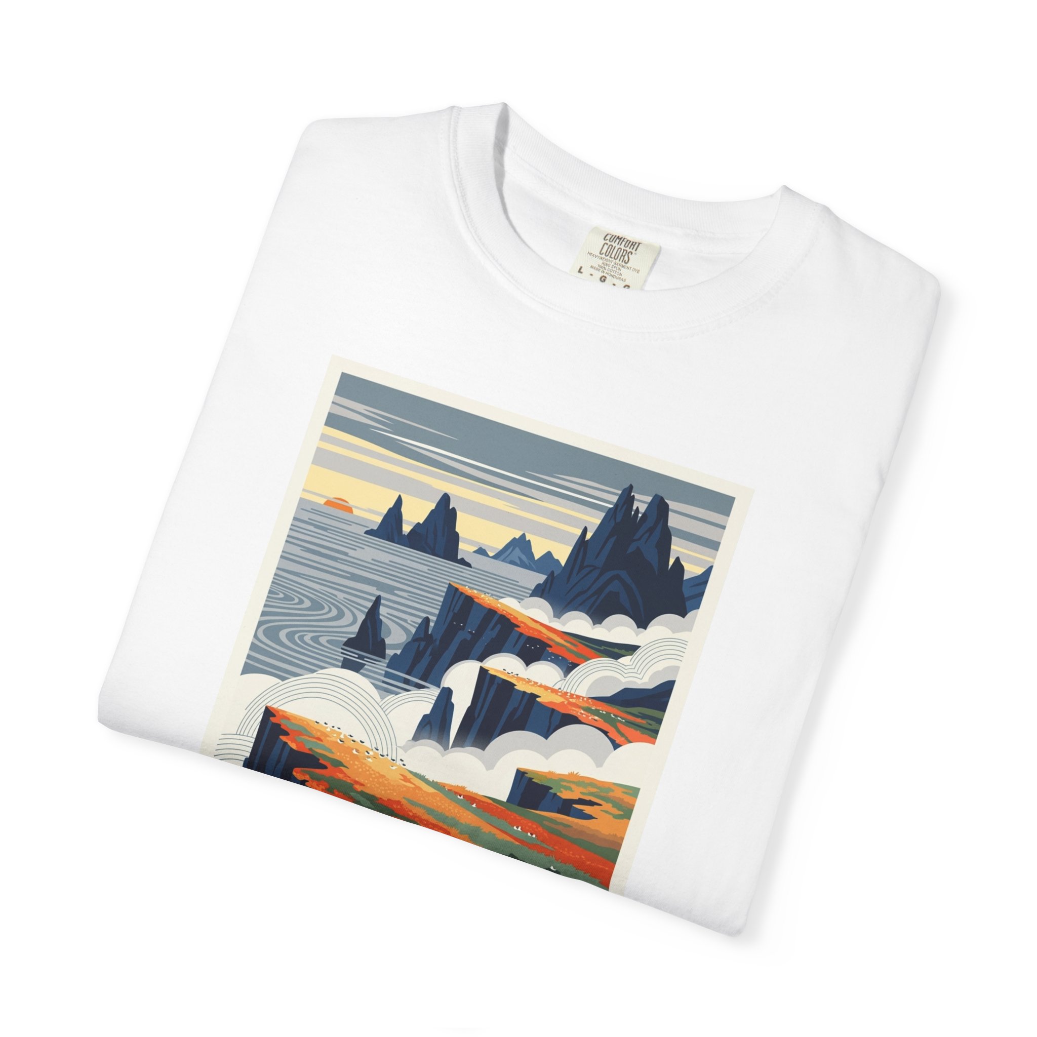 Bering Sea Wilderness WPA Style Unisex T-shirt - Image 3