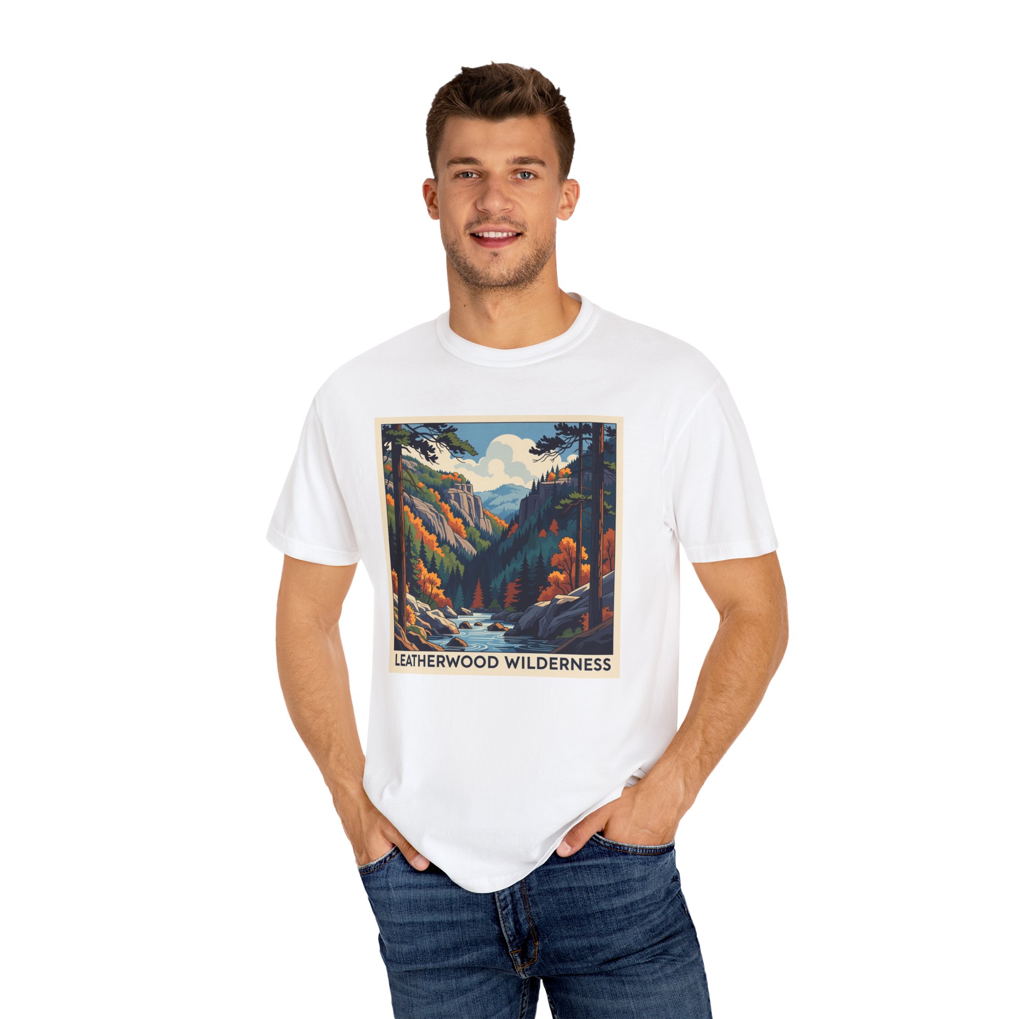 Leatherwood Wilderness WPA Style Unisex T-shirt - Image 4