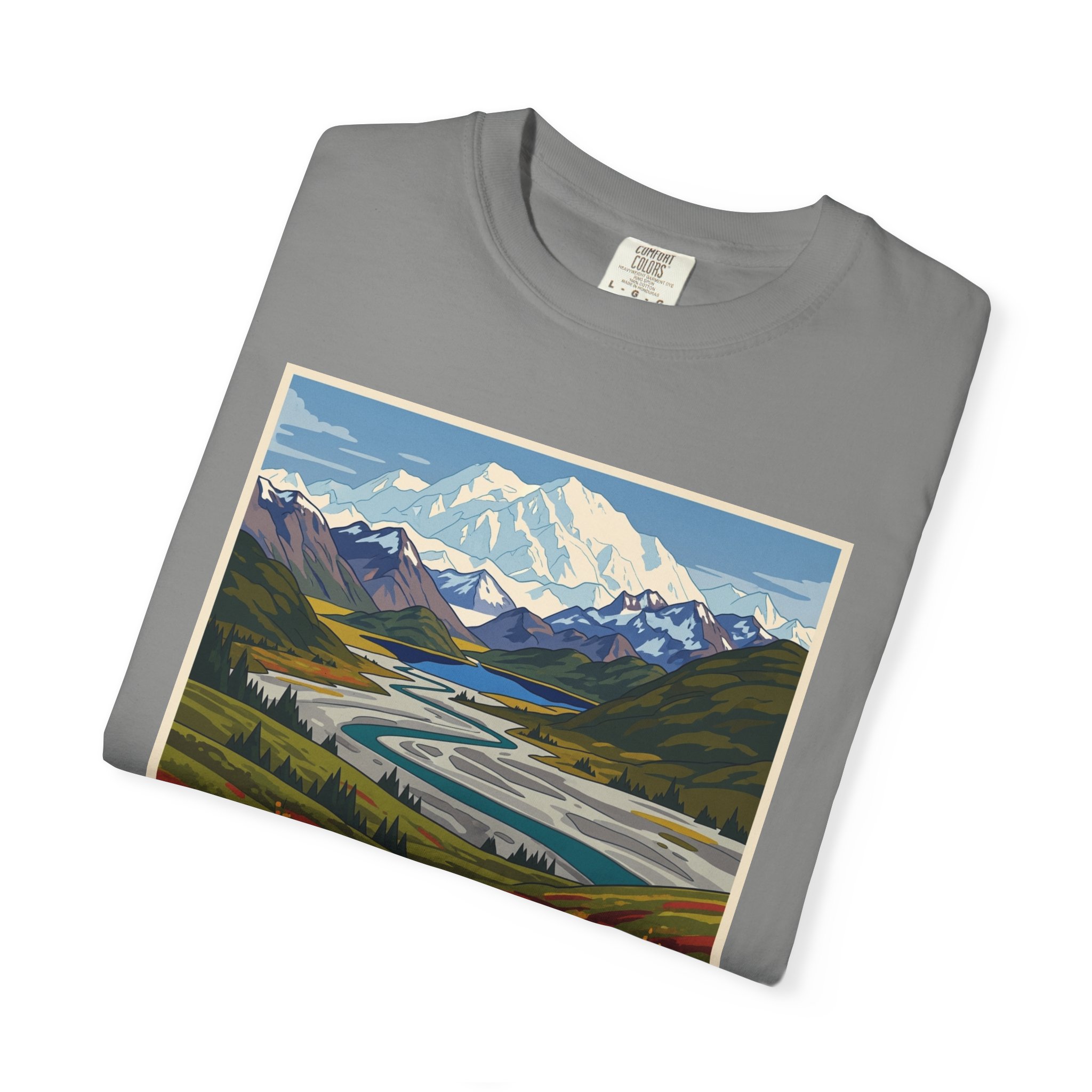 Denali Wilderness WPA Style Unisex T-shirt - Image 9