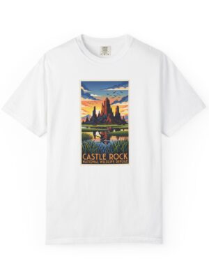 Castle Rock National Wildlife Refuge WPA Style Unisex T-shirt
