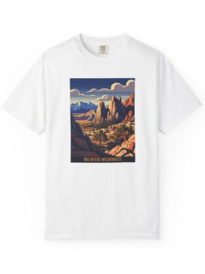 Big Rocks Wilderness WPA Style Unisex T-shirt