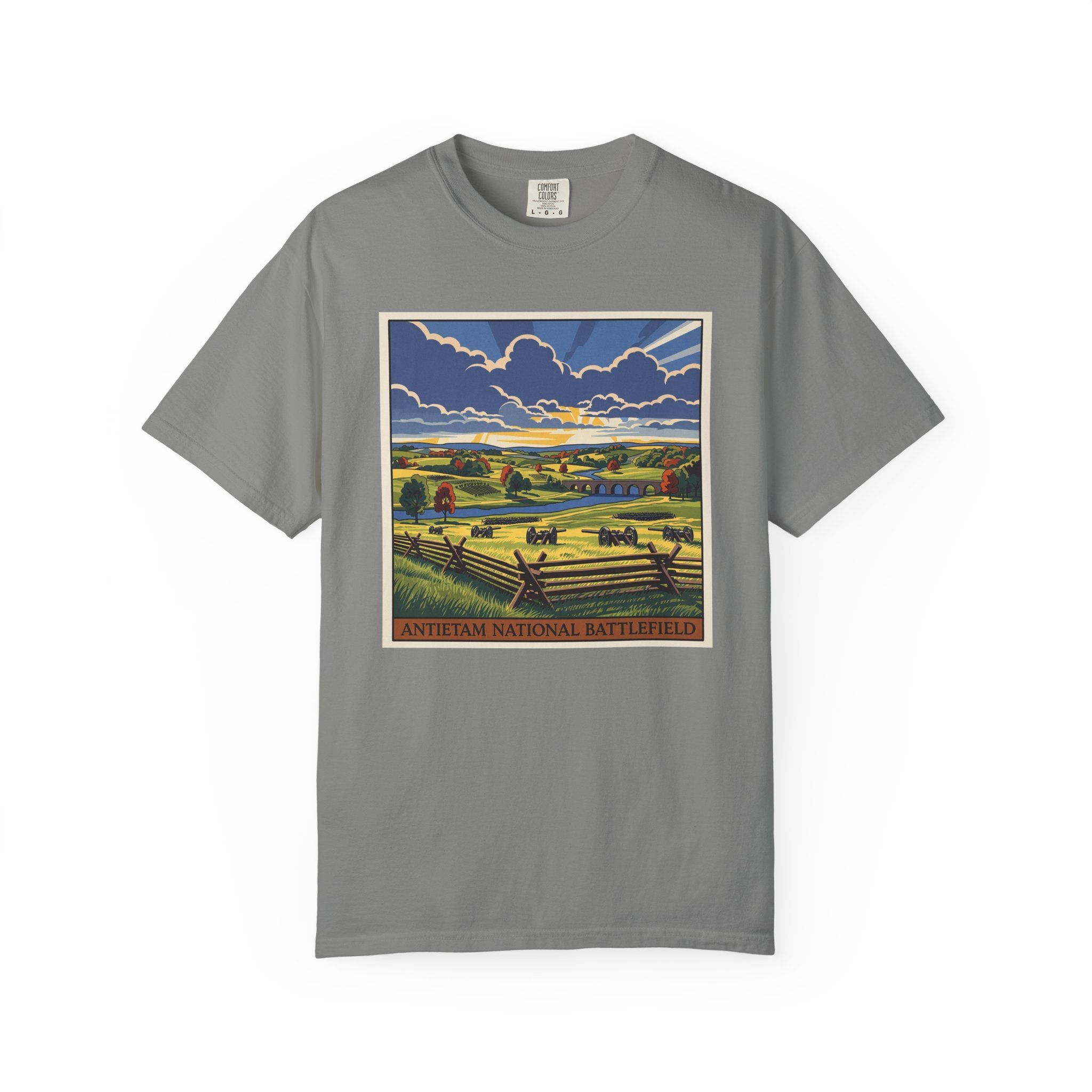 Antietam National Battlefield WPA Style Unisex T-shirt - Image 7