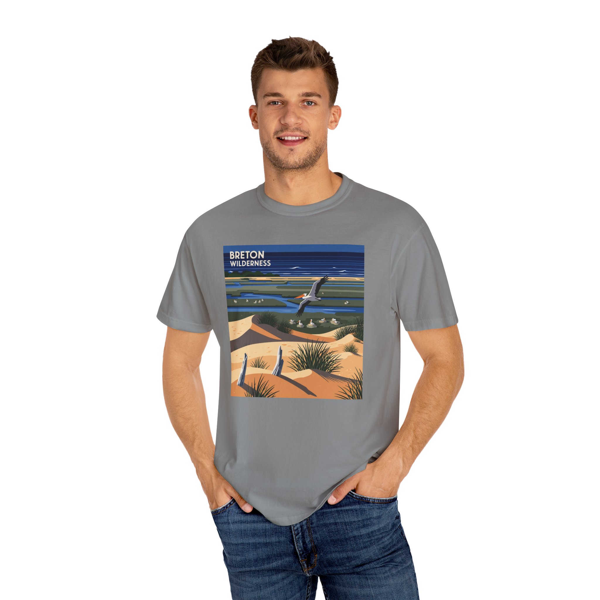 Breton Wilderness WPA Style Unisex T-shirt - Image 10