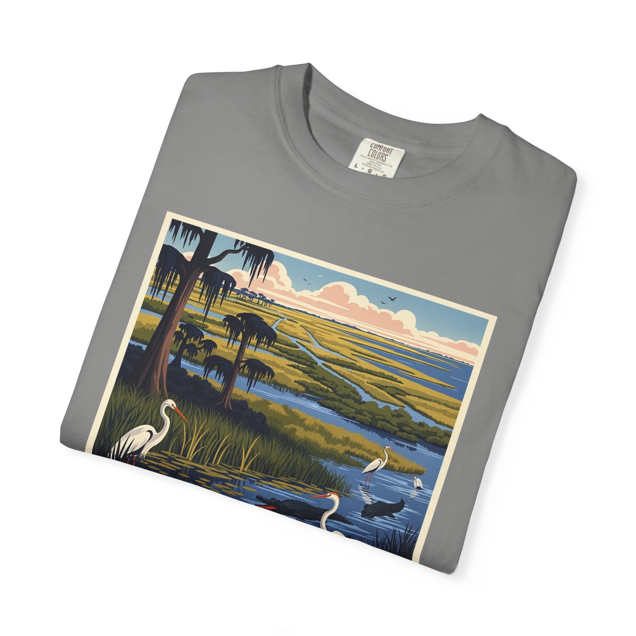 Everglades National Park WPA Style Unisex T-shirt - Image 9