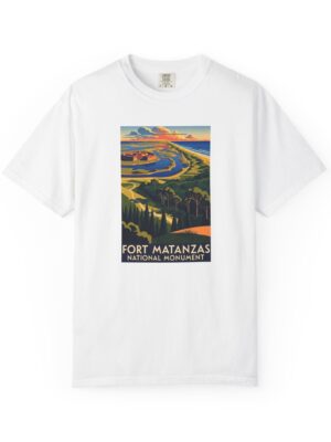 Fort Matanzas National Monument WPA Style Unisex T-shirt