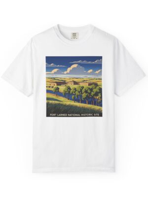 Fort Larned National Historic Site WPA Style Unisex T-shirt
