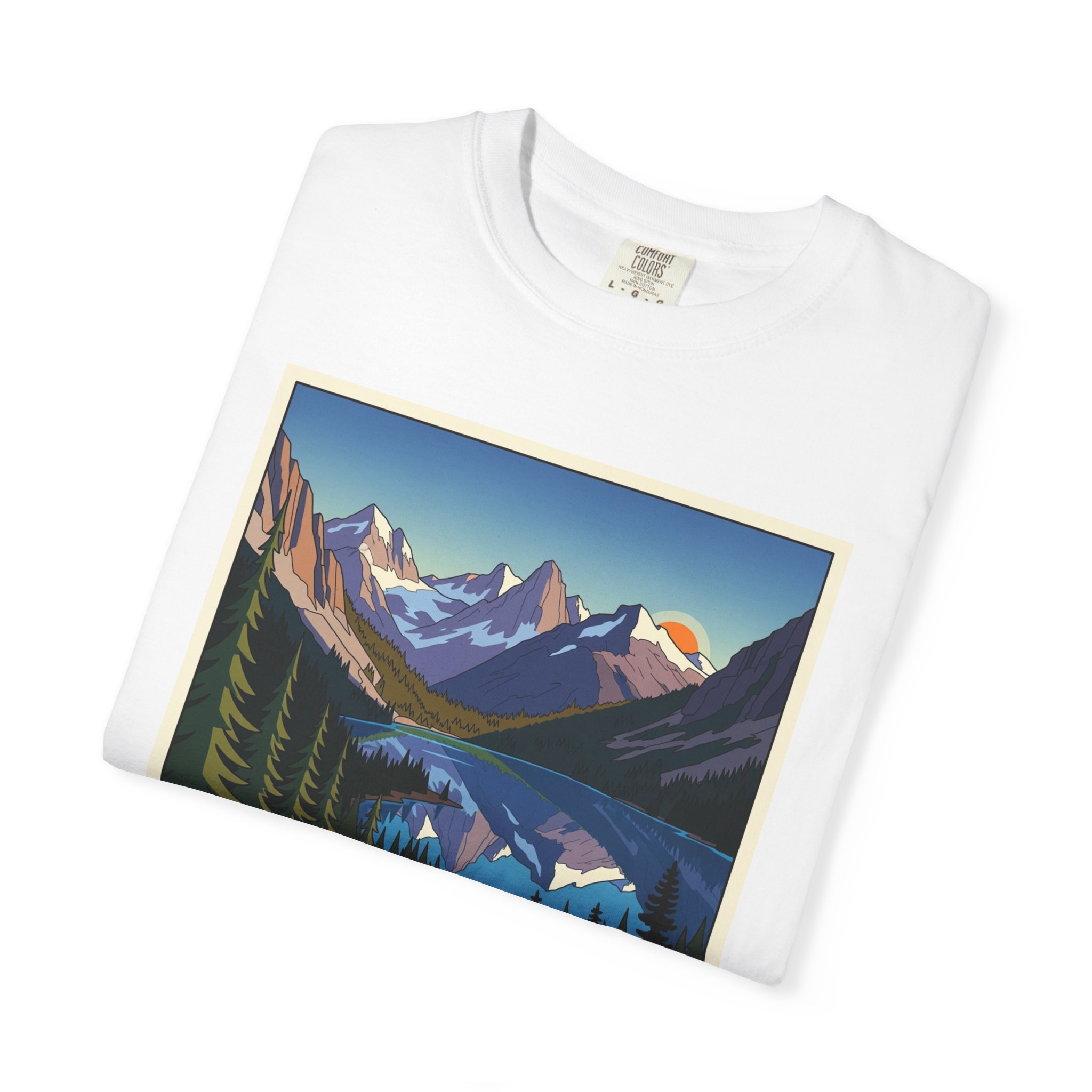 Colville National Forest WPA Style Unisex T-shirt - Image 3