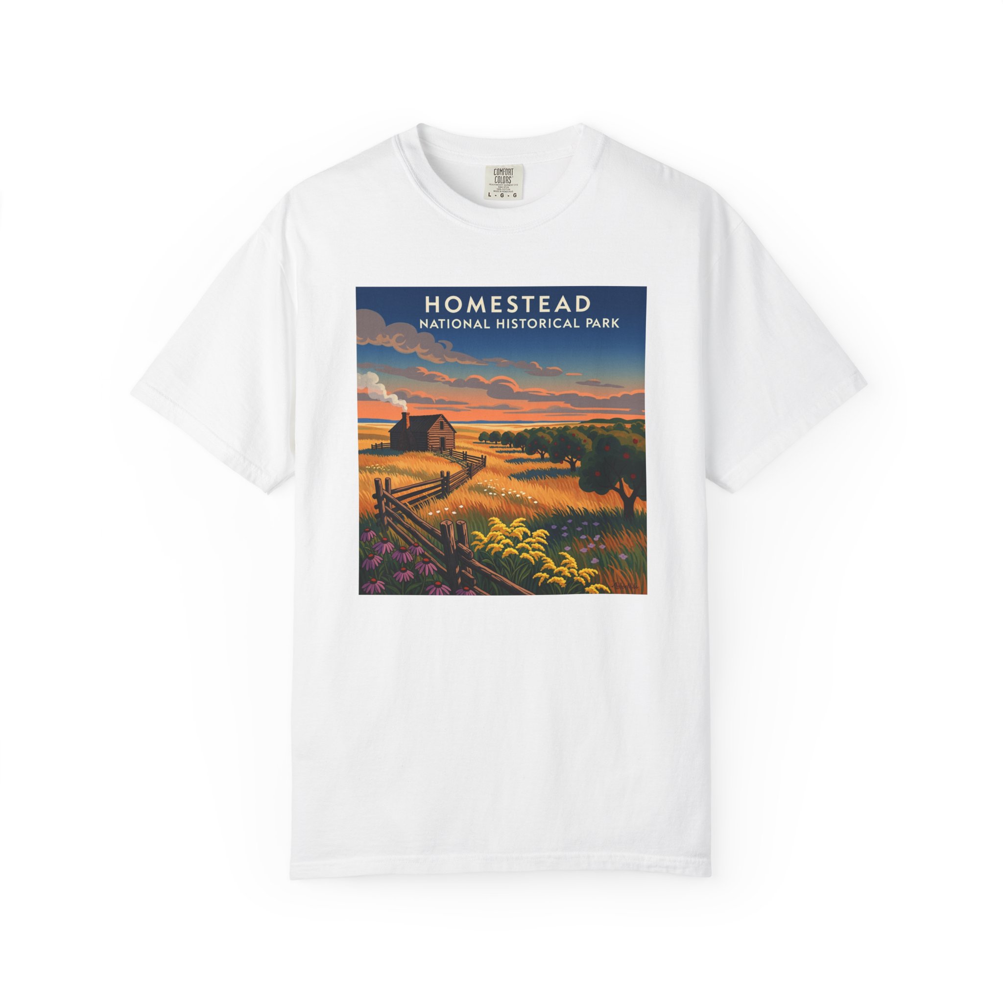 Homestead National Historical Park WPA Style Unisex T-shirt