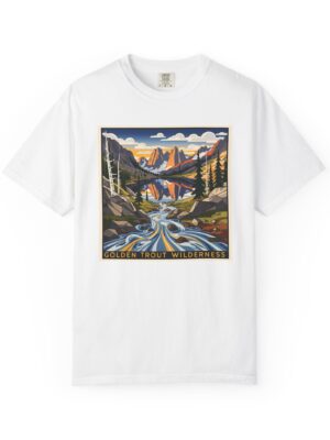 Golden Trout Wilderness WPA Style Unisex T-shirt