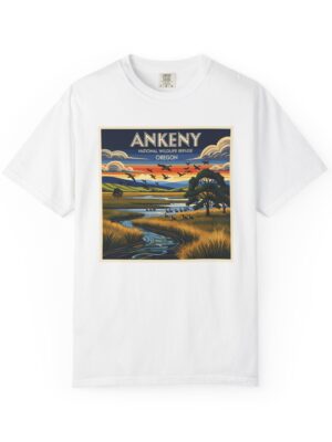 Ankeny National Wildlife Refuge WPA Style Unisex T-shirt