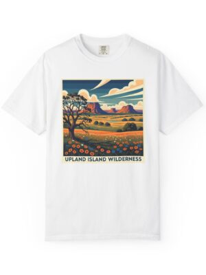 Upland Island Wilderness WPA Style Unisex T-shirt