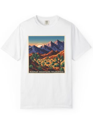 Rodman Mountains Wilderness WPA Style Unisex T-shirt