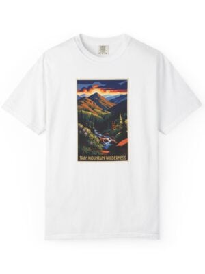 Tray Mountain Wilderness WPA Style Unisex T-shirt