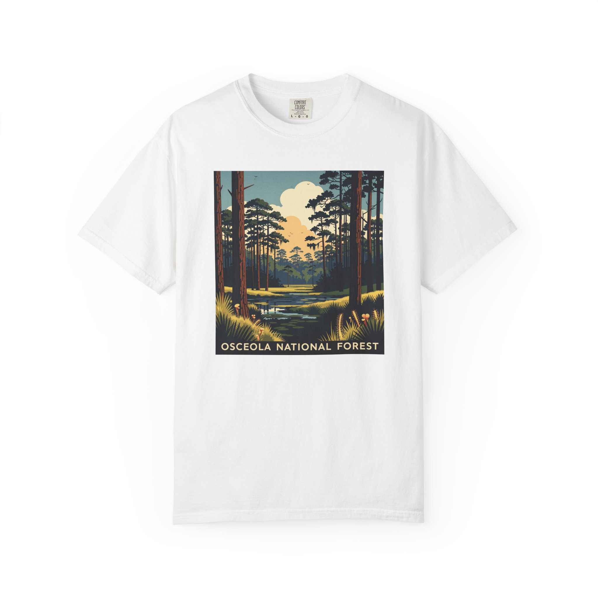 Osceola National Forest WPA Style Unisex T-shirt