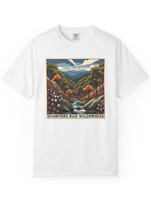 Shawvers Run Wilderness WPA Style Unisex T-shirt
