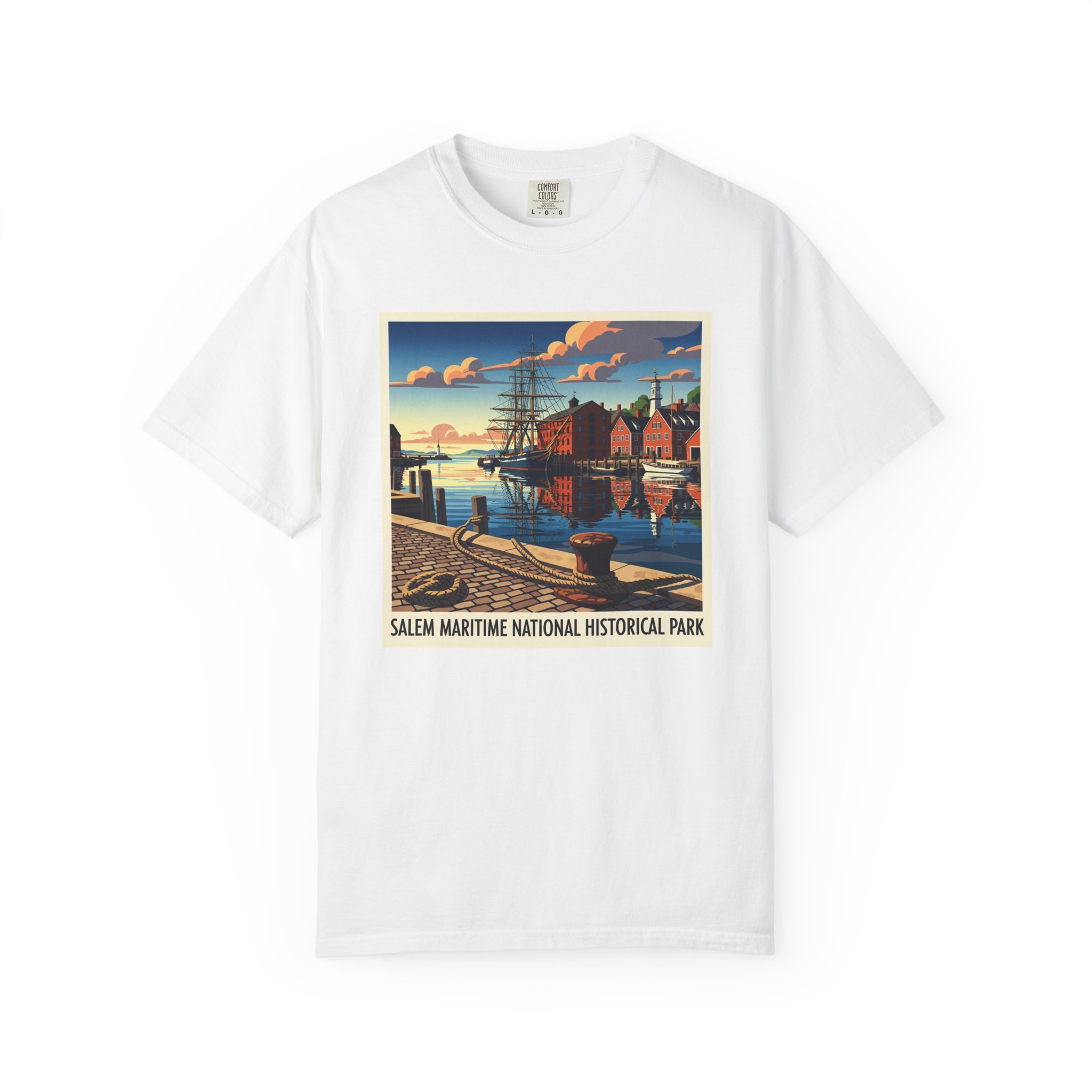 Salem Maritime National Historical Park WPA Style Unisex T-shirt