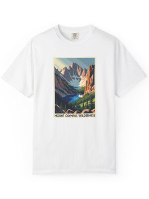 Mount Olympus Wilderness WPA Style Unisex T-shirt
