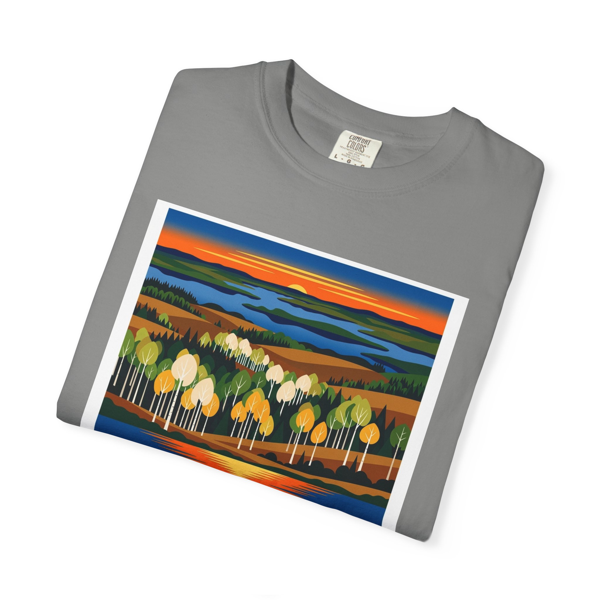 Tamarac National Wildlife Refuge WPA Style Unisex T-shirt - Image 9