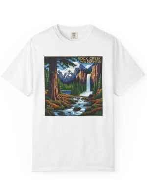 Rock Creek Wilderness WPA Style Unisex T-shirt