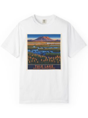 Tule Lake National Wildlife Refuge WPA Style Unisex T-shirt