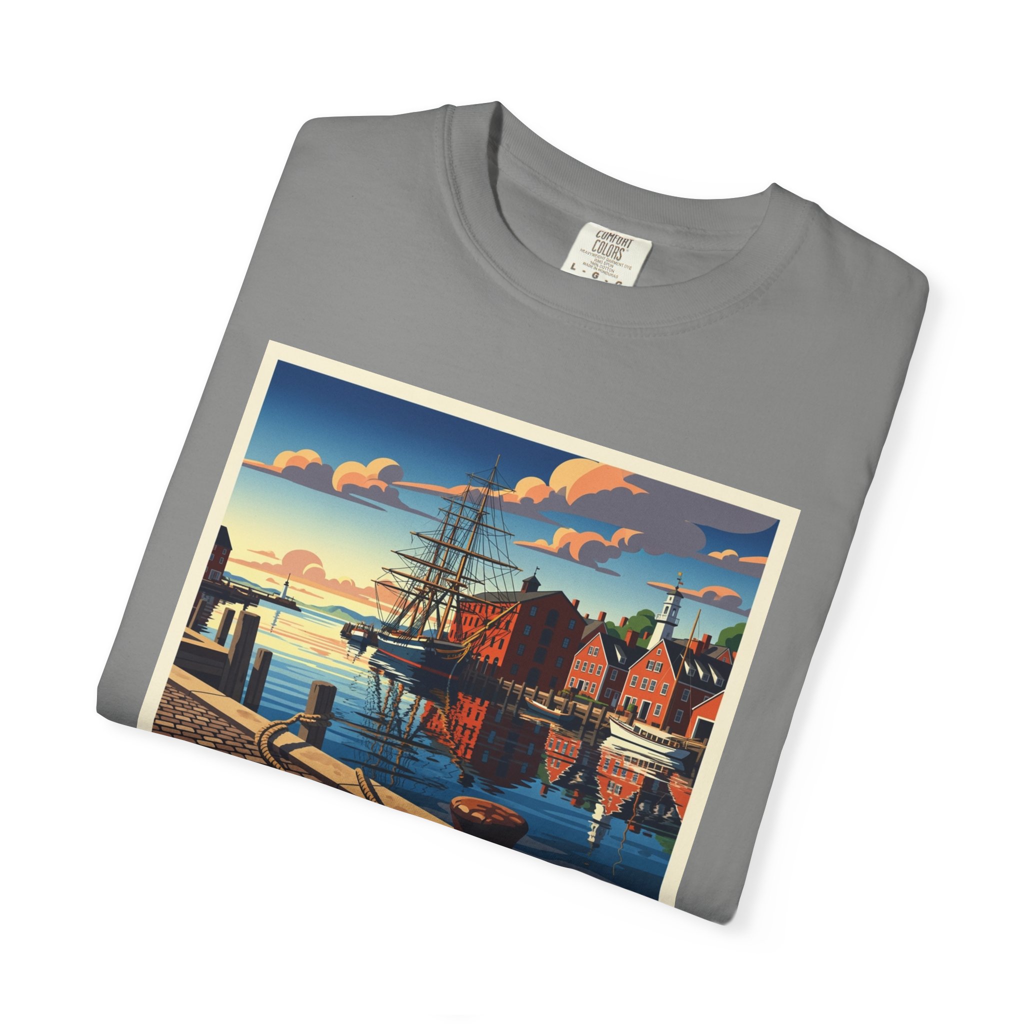 Salem Maritime National Historical Park WPA Style Unisex T-shirt - Image 9