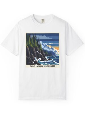 Saint Lazaria Wilderness WPA Style Unisex T-shirt