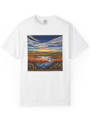 Slade National Wildlife Refuge WPA Style Unisex T-shirt