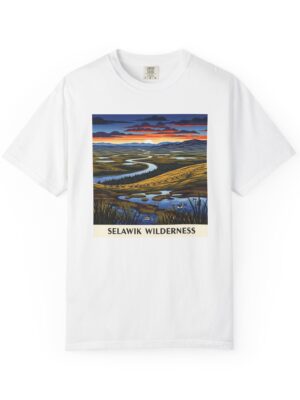 Selawik Wilderness WPA Style Unisex T-shirt