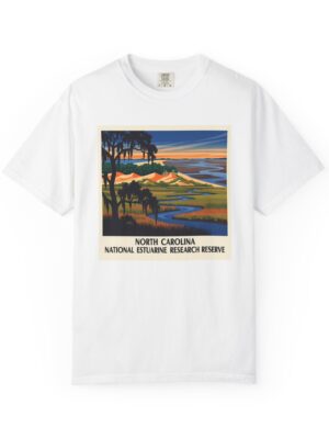 North Carolina National Estuarine Research Reserve WPA Style Unisex T-shirt
