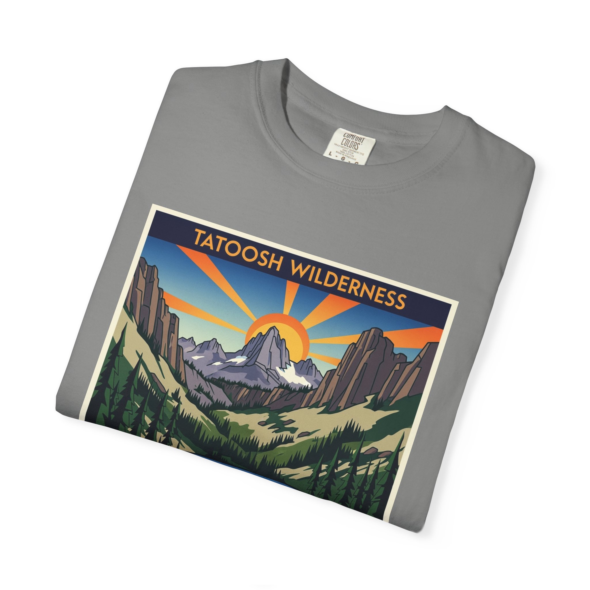Tatoosh Wilderness WPA Style Unisex T-shirt - Image 9