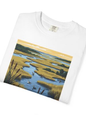 Occoquan Bay National Wildlife Refuge WPA Style Unisex T-shirt