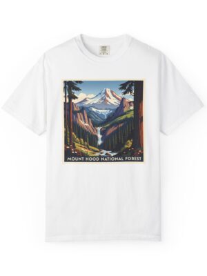Mount Hood National Forest WPA Style Unisex T-shirt