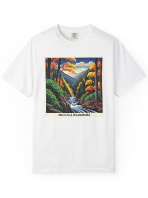 Rich Hole Wilderness WPA Style Unisex T-shirt