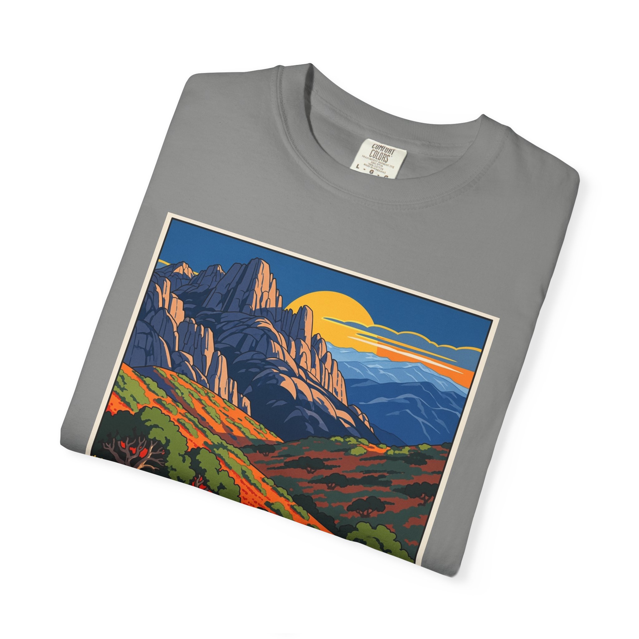 Machesna Mountain Wilderness WPA Style Unisex T-shirt - Image 9