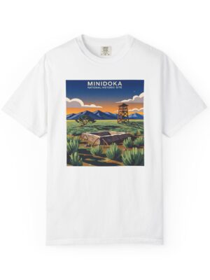 Minidoka National Historic Site WPA Style Unisex T-shirt