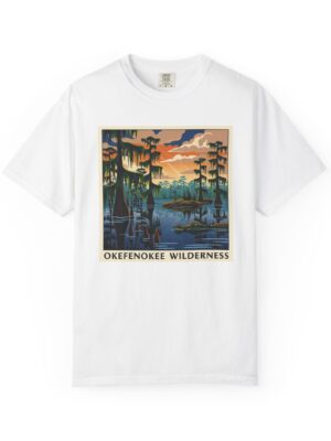 Okefenokee Wilderness WPA Style Unisex T-shirt
