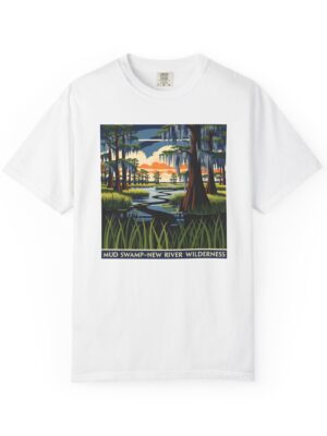 Mud Swamp–New River Wilderness WPA Style Unisex T-shirt