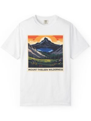 Mount Thielsen Wilderness WPA Style Unisex T-shirt