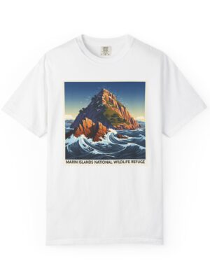 Marin Islands National Wildlife Refuge WPA Style Unisex T-shirt