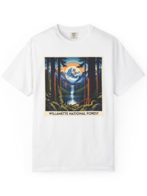 Willamette National Forest WPA Style Unisex T-shirt
