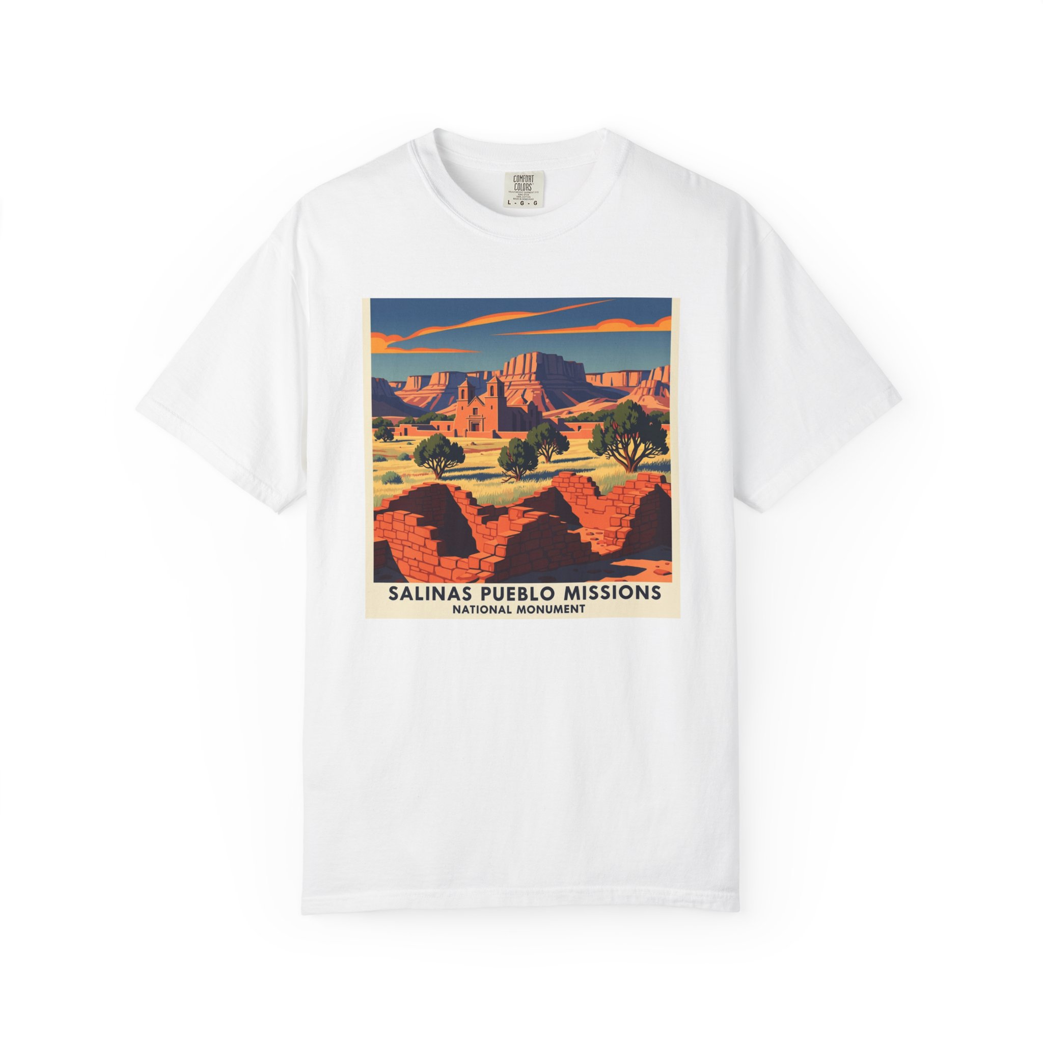 Salinas Pueblo Missions National Monument WPA Style Unisex T-shirt