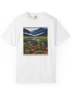Mountain Bogs National Wildlife Refuge WPA Style Unisex T-shirt